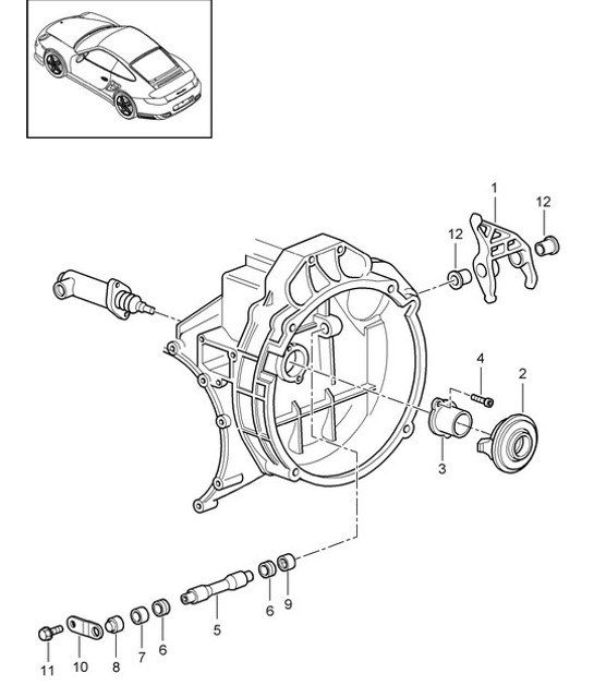 Diagram 301-005 Porsche Cayman 718 (982) 2017>> Trasmissione