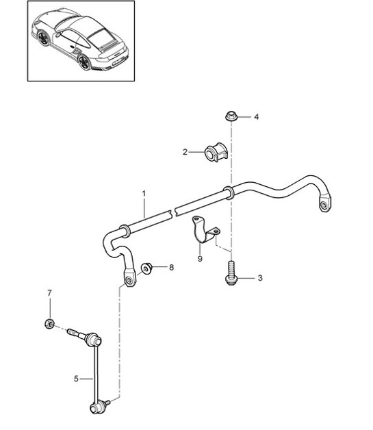 Diagram 402-005 Porsche Cayenne Turbo S E-Híbrido V8 4.0L 550 CV 