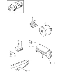 Airbag 997.2 Turbo  / GT2 RS 2010-13