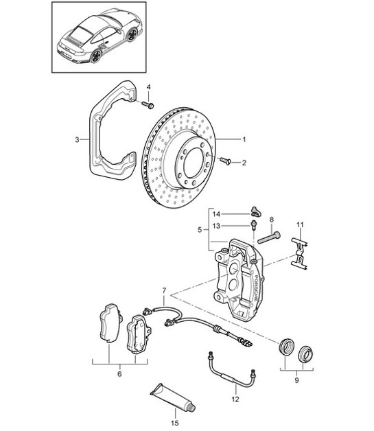 Diagram 603-001 Porsche Cayena 9YB 2023>> 