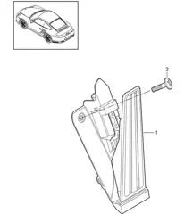 Pedalen gasbediening 997.2 Turbo / GT2 RS 2010-13