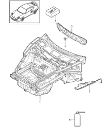 Parte anteriore 997.2 Turbo / GT2 RS 2010-13