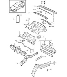 Parte posteriore 997.2 Turbo / GT2 RS 2010-13