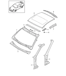 Scuttle 997.2 Turbo/GT2 RS 2010-13