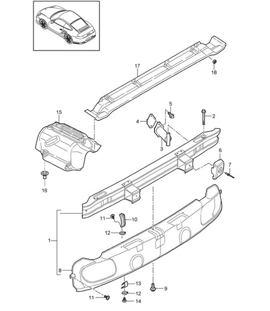 Diagram 802-007 Porsche Cayenne S/GTS 4.8L 2007>> Body