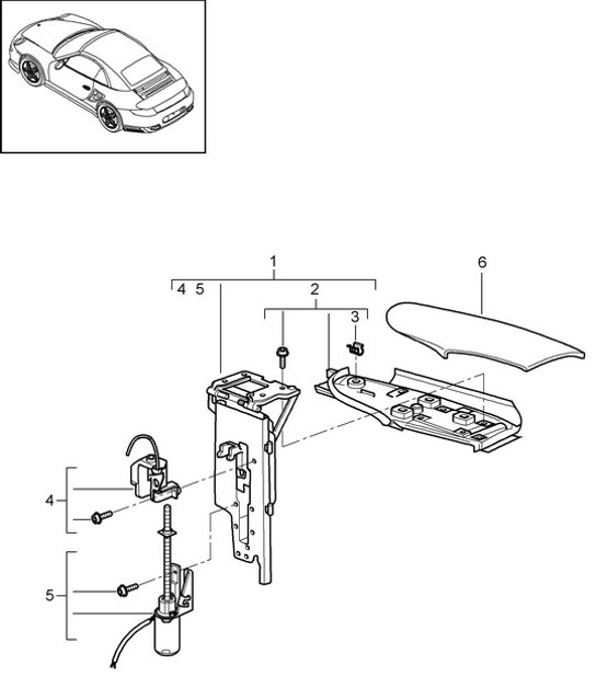 Diagram 811-030 Porsche Cayenne MK2 (957) 2007-2010 Karosserie