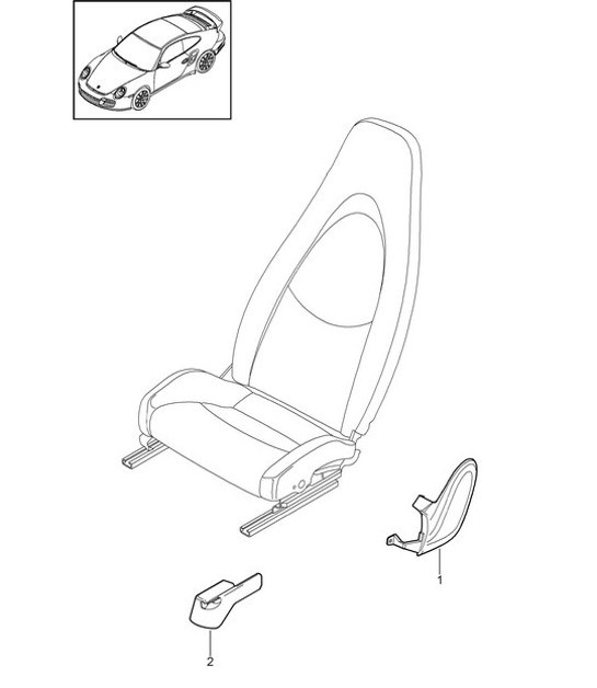 Diagram 817-000 Porsche Boxster 986/987/981 (1997-2016) Body