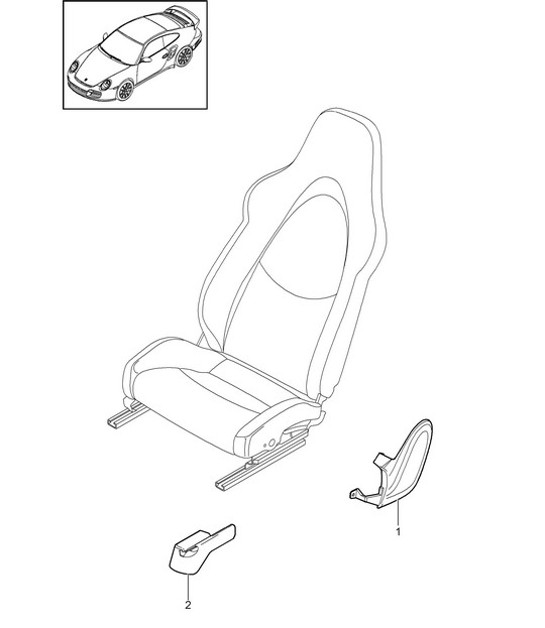 Diagram 817-015 Porsche Boxster 986/987/981 (1997-2016) Body