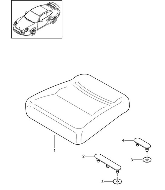 Diagram 817-050 Porsche Boxster 986/987/981 (1997-2016) Body
