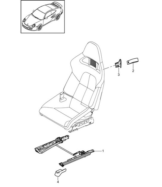 Diagram 817-060 Porsche Boxster 986/987/981 (1997-2016) Body