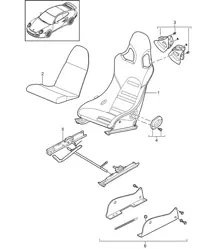 Sedile avvolgente / rivestimento in pelle / 997.2 GT2 RS 2011