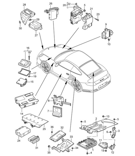 Diagram 901-003 Porsche Taycan 2020>> 