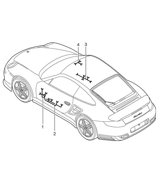Diagram 902-015 Porsche 911 & 912 (1965-1989) Electrical equipment