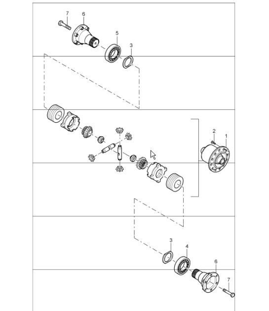 Diagram 305-05 Porsche Taycan (9J1) MK1 2020-2024 