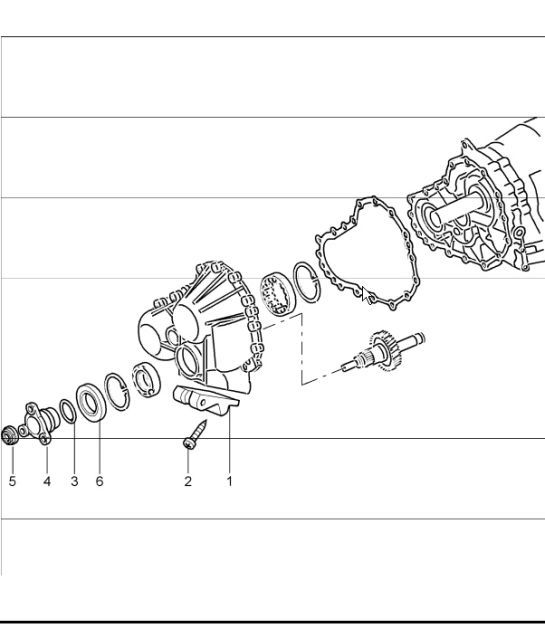 Diagram 320-01 Porsche Boxster 986/987/981 (1997-2016) Transmission