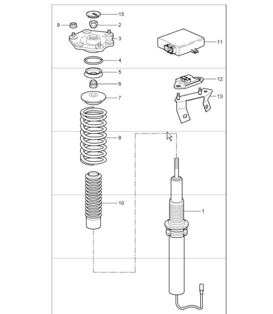 Diagram 402-01 Porsche Taycan (9J1) MK2 2024>> 