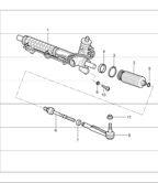 Front Axle, Steering  997 (911) MK1 2005-2008