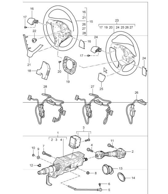 Diagram 403-05 Porsche Macan（95B）MK2 2019-2021 
