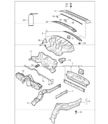 rear end 997.1 TURBO 2007-09