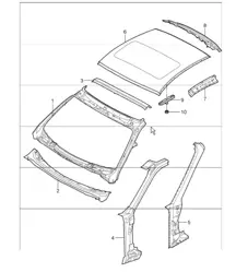 cowl 997.1 TURBO 2007-09