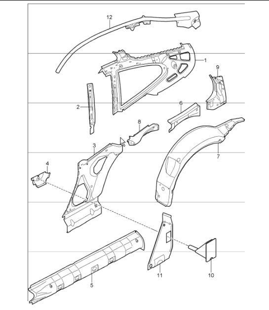 Diagram 801-50 Porsche Panamera 2.9L V6 