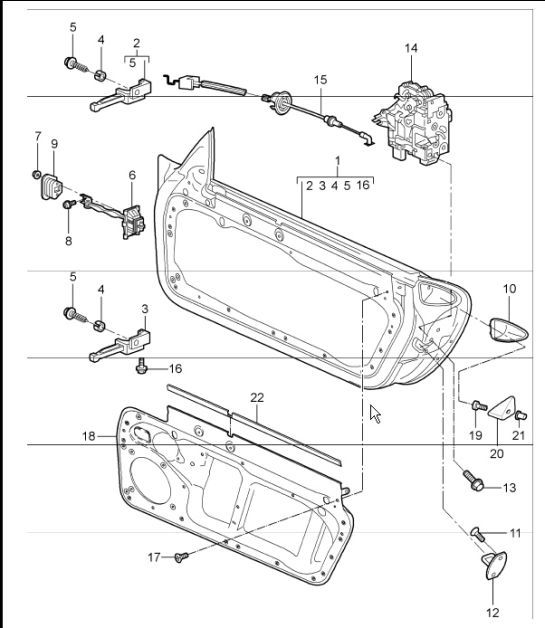 Diagram 804-00 Porsche Panamera 4 V6 2,9L 