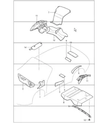 body sound proofing - 1 - for 997.1 TURBO CABRIO 2007-09