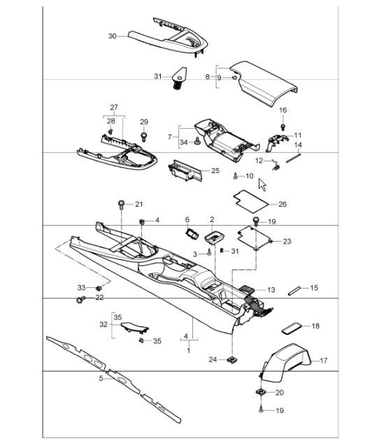 Diagram 809-20 Porsche 996 C2 3.6L 09/01-2005 Body