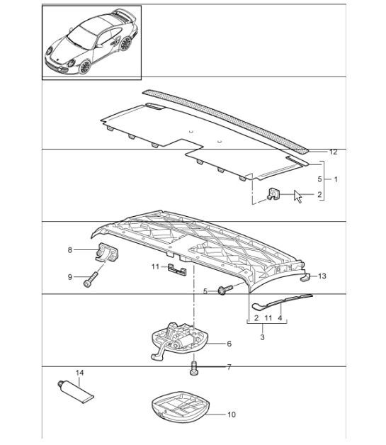 Diagram 811-05 Porsche Macan (95B) MK2 2019-2021 