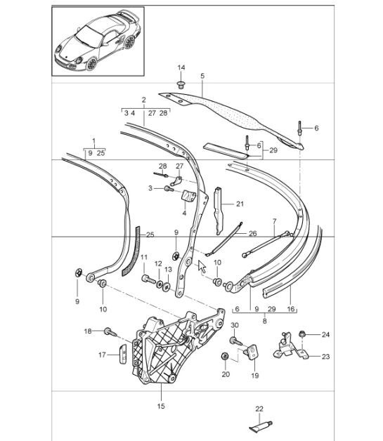 Diagram 811-06 Porsche Taycan (9J1) MK2 2024>> 