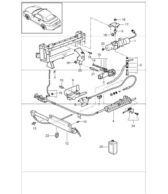 Diagram 811-12 Porsche Cayenne Turbo S 4.5L 2006>> Body