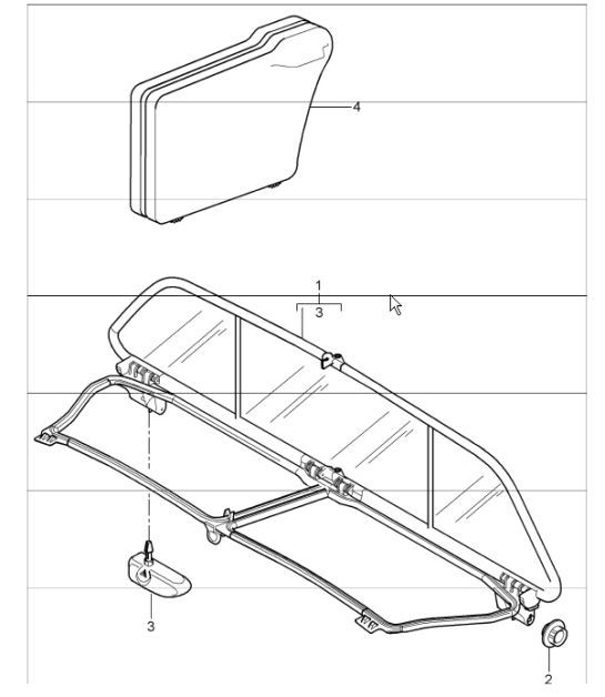 Diagram 811-14 Porsche Macan (95B) MK1 (2014-2018) Body