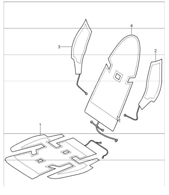 Diagram 817-28 Porsche 991 (911) MK2 2016-2019 Body