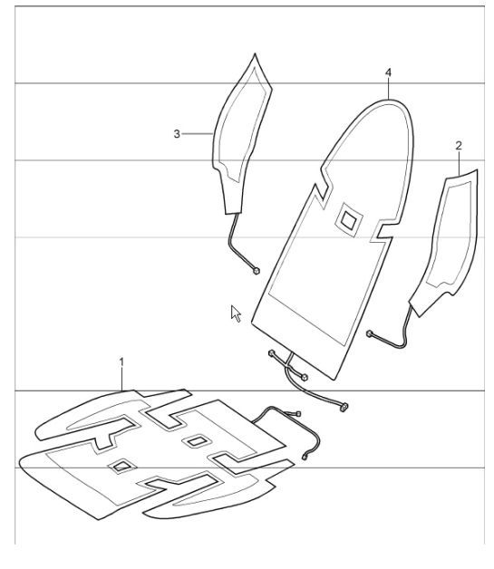 Diagram 817-67 Porsche 964 (911) (1989-1994) Body