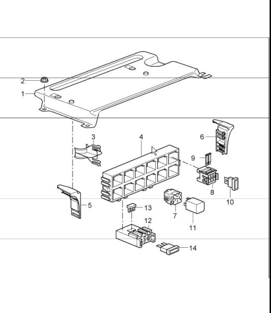 Diagram 902-01 Porsche 992 Turbo 3.8L 