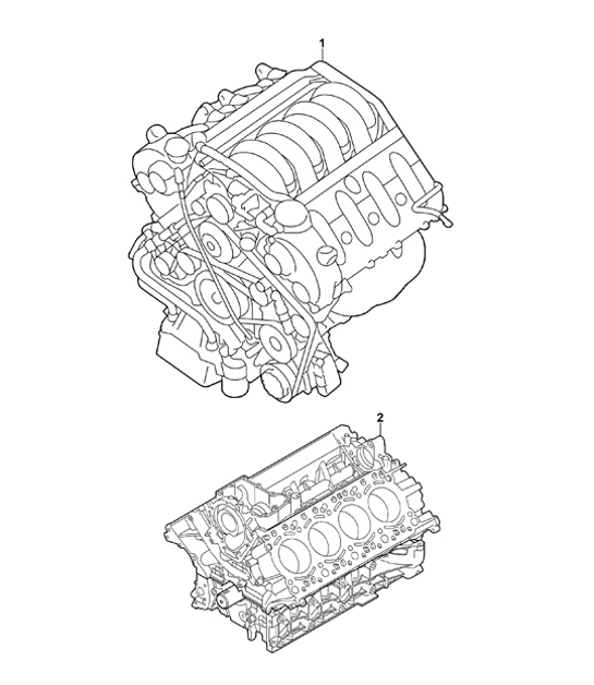 Diagram 101-00 Porsche Cayenne Turbo V8 4.0L Petrol 550Hp 