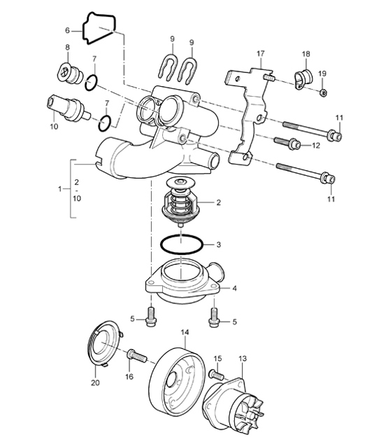 Diagram 105-02 Porsche 卡宴 Turbo E-Hybrid Coupe 配备 GT 套件 V8 4.0 739Hp 