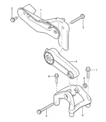 Motoraufhängung oben - M48.00 / M48.50 - 955 Cayenne 2003-06