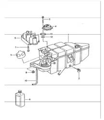 water cooling 4 for 996 GT3-1 M96.76 2000-01 and 996 GT3-1/GT3 RS M96.79 2004-05