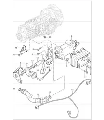 transmission oil cooler lines  996 GT3-1 G96.96 2004-05