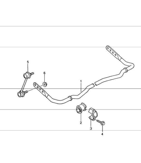 Diagram 501-03 Porsche 996 (911) (1997-2005) Rear Axle