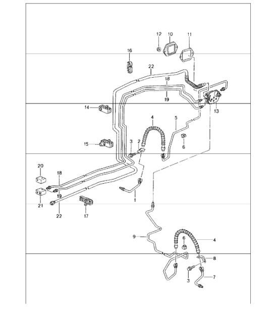 Diagram 604-10 Porsche Cayenne GTS V8 4.8L Petrol 400HP Wheels, Brakes
