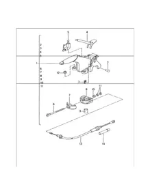 handbrake actuator 996 GT3-1 1999-05