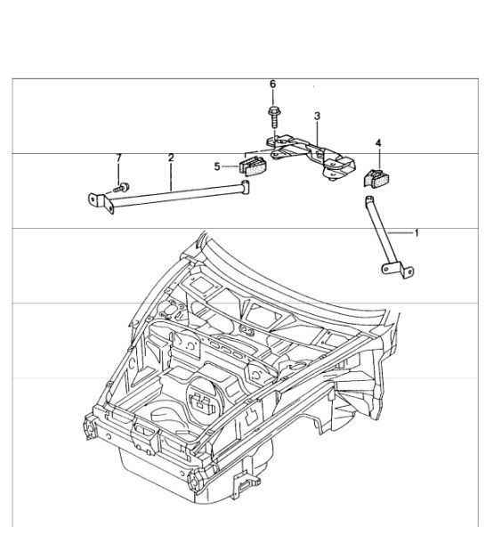 Diagram 801-15 Porsche 996 C2 3.4L 1997-08/01 Body