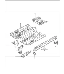 floor centre 996 GT3-1 1999-05