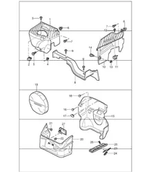 luggage compartment 996 GT3-1 1999-05