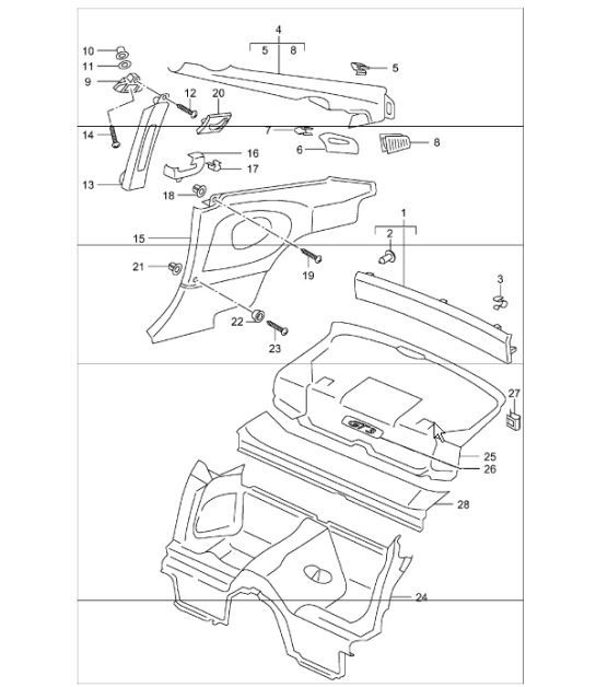 Diagram 807-05 Porsche Cayenne Turbo E-Hybrid V8 4.0L 739Hp 