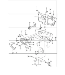 door trim panel accessories 996 GT3-1 1999-05