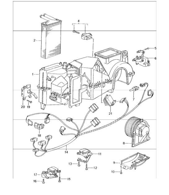Diagram 813-05 Porsche Cayman S 718 2.5L Manual (350Bhp) Carrozzeria