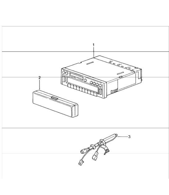 Diagram 911-00 Porsche Boxster 986/987/981 (1997-2016) Electrical equipment